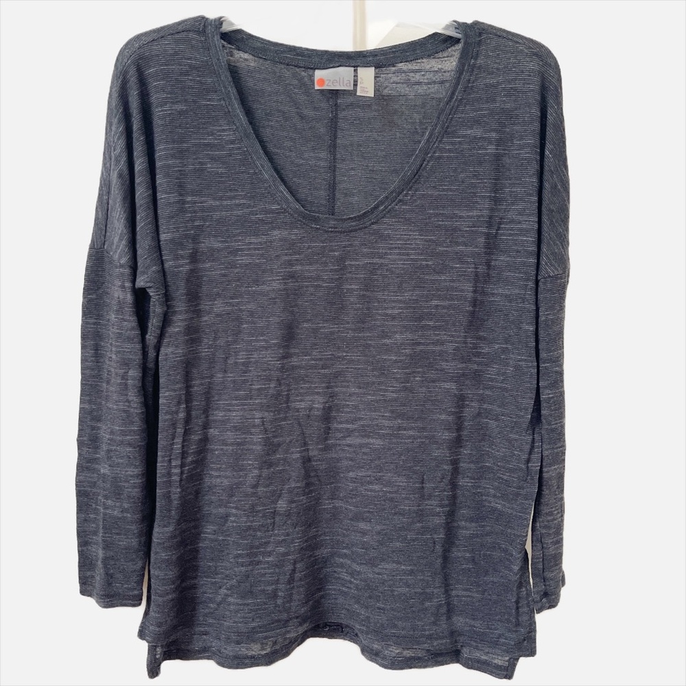 Zella Athletic Layer Top Grey Size SP